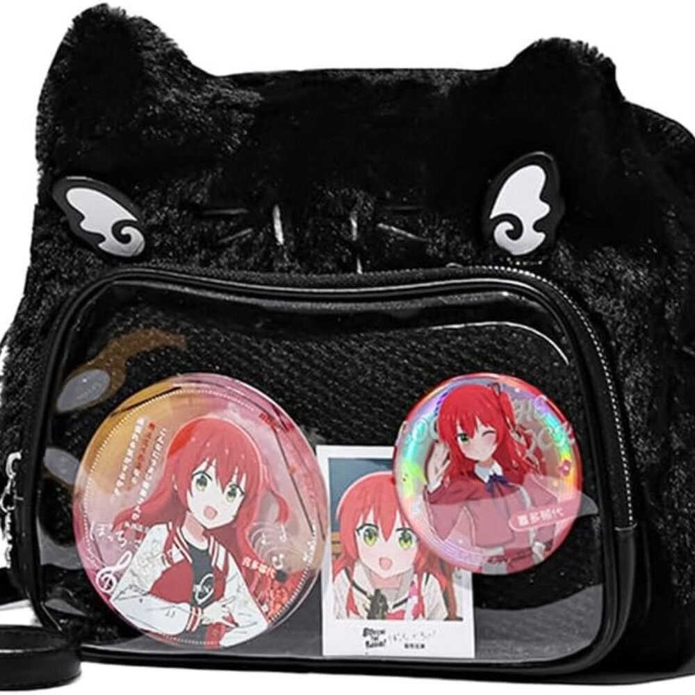 Versatile Kawaii Cat Backpack: Durable Daypack Wi… - image 1